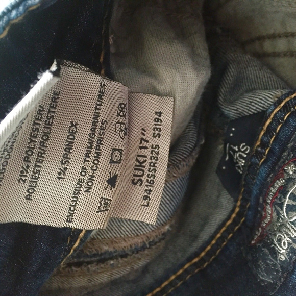 Womens Silver Suki 17" Western Gloveworks Jeans 25 - Picture 7 of 8